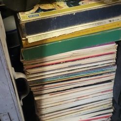 Large Stack of Random Records