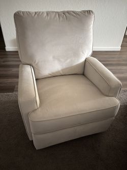 Swivel Gliding Recliner - Beige