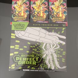 Pokemon ETB + Ascended Heroes Packs