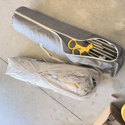 2 Large Playpens And 1 Giraffe Blue Swing And Slide Play Set