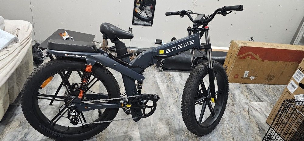Electric bike 90 miles a charge 35 mph Dual battery