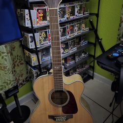 12 String Acoustic Electric Guitar Takamine GJ72CE-NAT Jumbo 