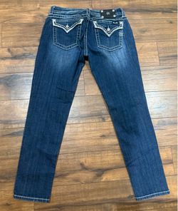 Miss Me Jeans Cuffed Skinny Jeans Size 31 Womens