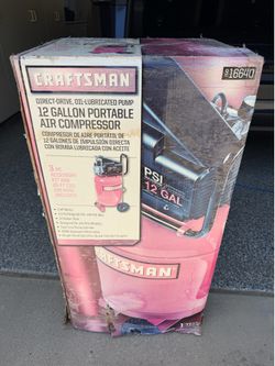 Craftsman 12 gal. Air compressor