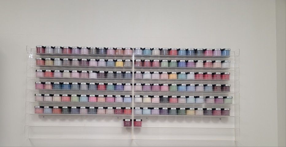 Acrylic DIPPING Powder Wall Rack