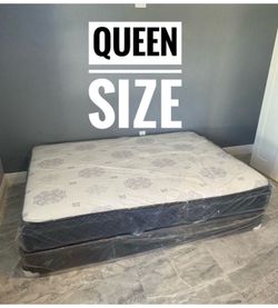 Queen Mattress Set – Medium – Brand New – Delivery Available 🚚