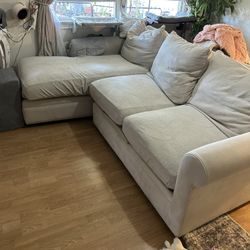 Sectional Sofa - Light Beige 