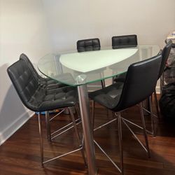 6 Chairs Dining Set 