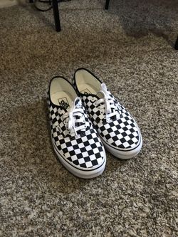 Checkered vans Size:10.5