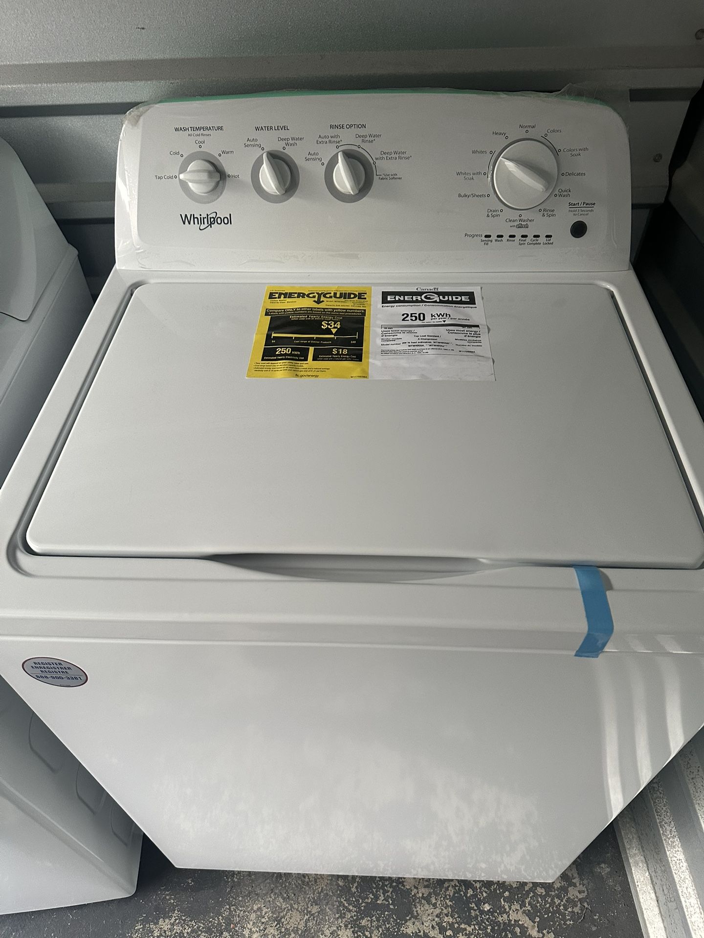 Brand New Whirlpool Washing Machine