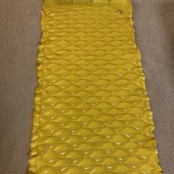 Bestway Roll-n-Float Pool Air Mattress Lounge - 5ft - Yellow