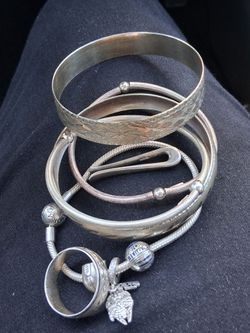 Pandora bracelet, sterling silver bracelets