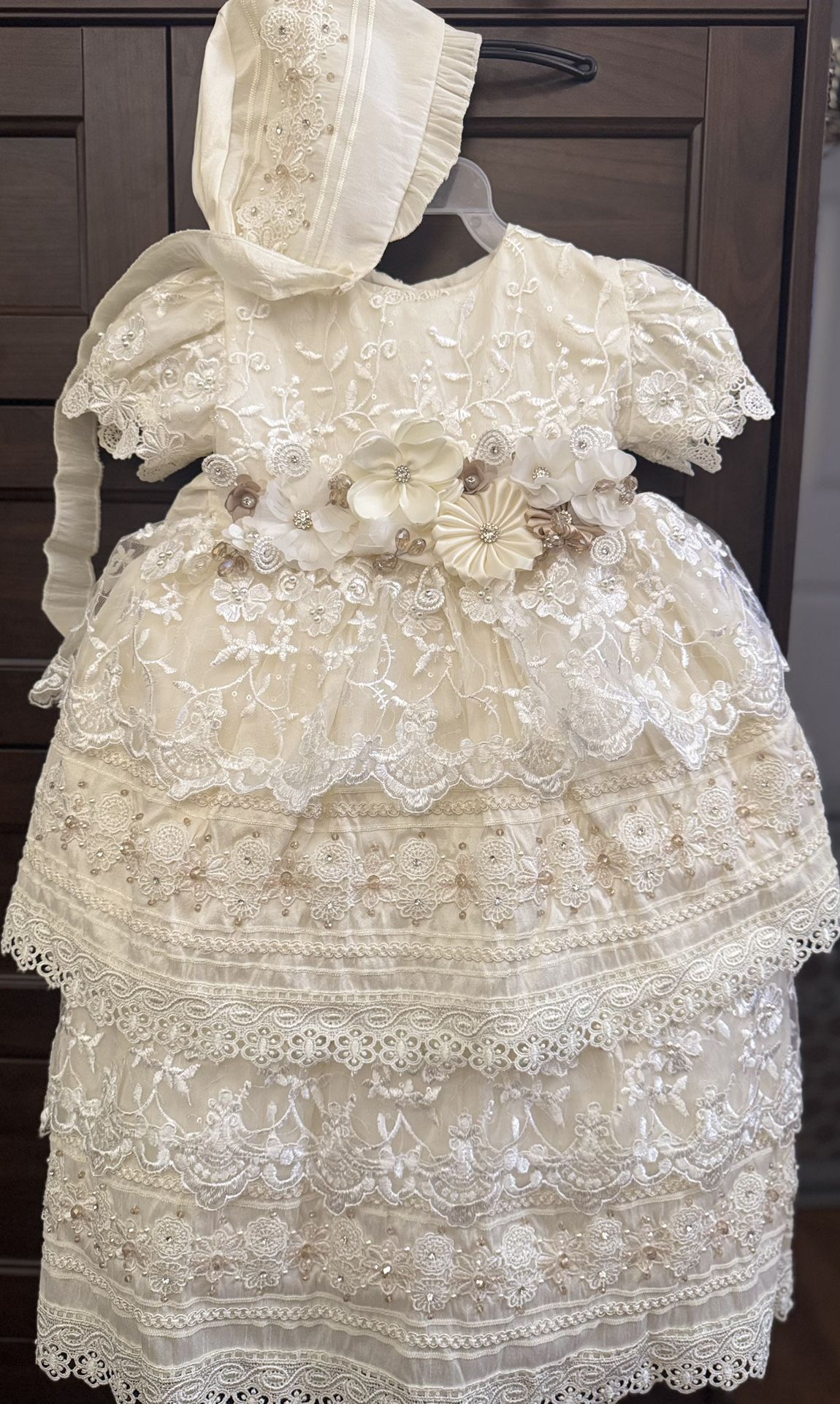Embroidered Baptism Dress