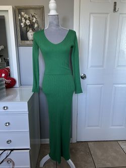 Green Two Piece Set
