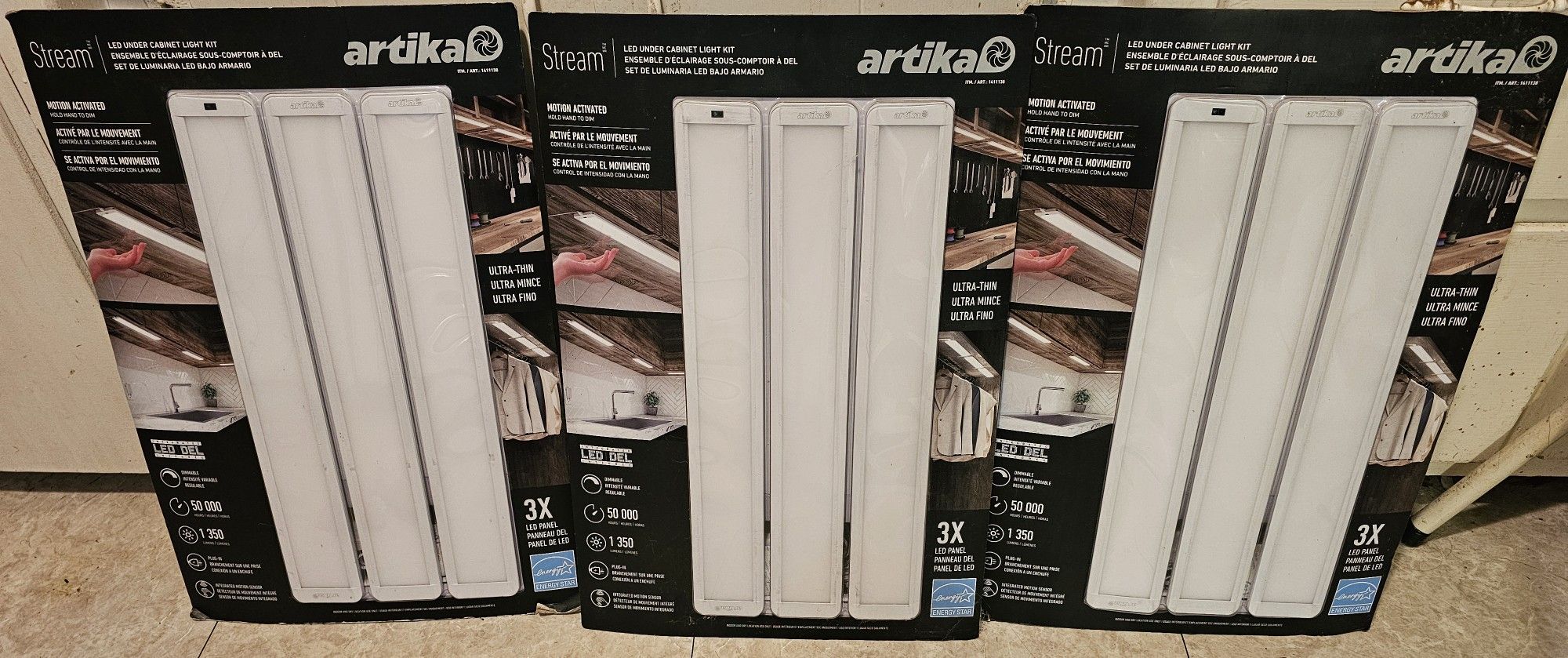 LED Under Cabinet Light Kit Panels - Artika