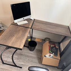 Computer Desk Clean Wood