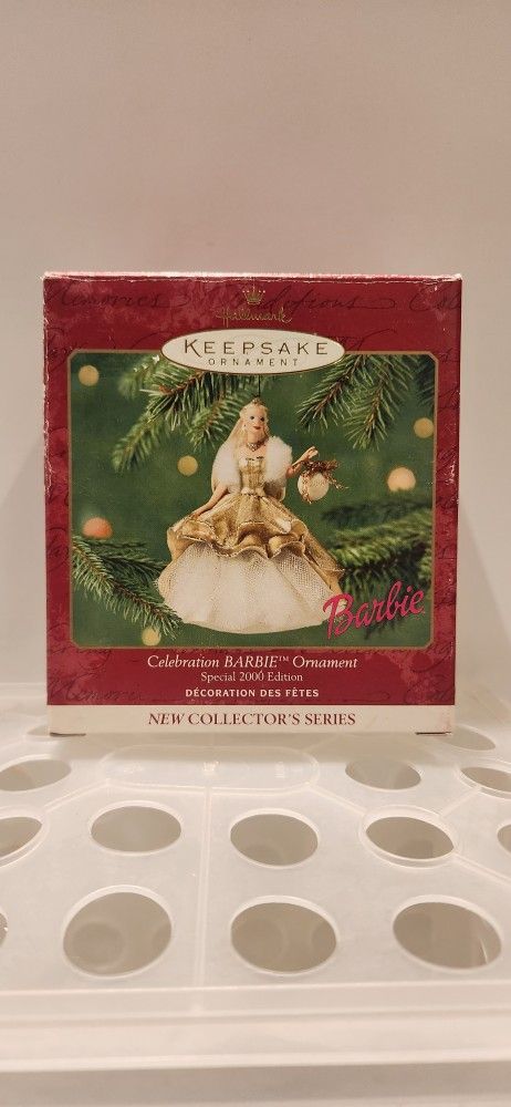 BARBIE KEEPSAKE XMAS ORNAMENT  STILL IN ORIGINAL  BOX!