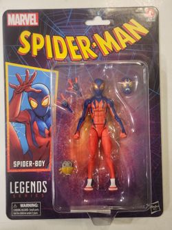 MARVEL LEGENDS. SPIDER-MAN. BAILEY BRIGGS. SPIDER-BOY 6 " ACTION FIGURE.