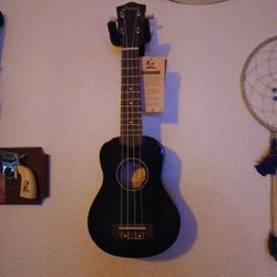 New Black Ukulele 