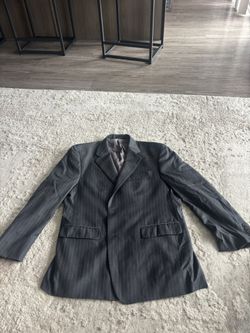 Ralph Lauren “RALPH” Men’s Pinstripe Wool Suit Jacket