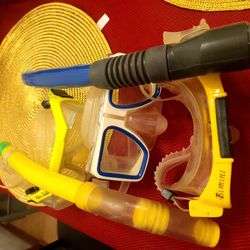 Two snorkel sets and a mask all for $25