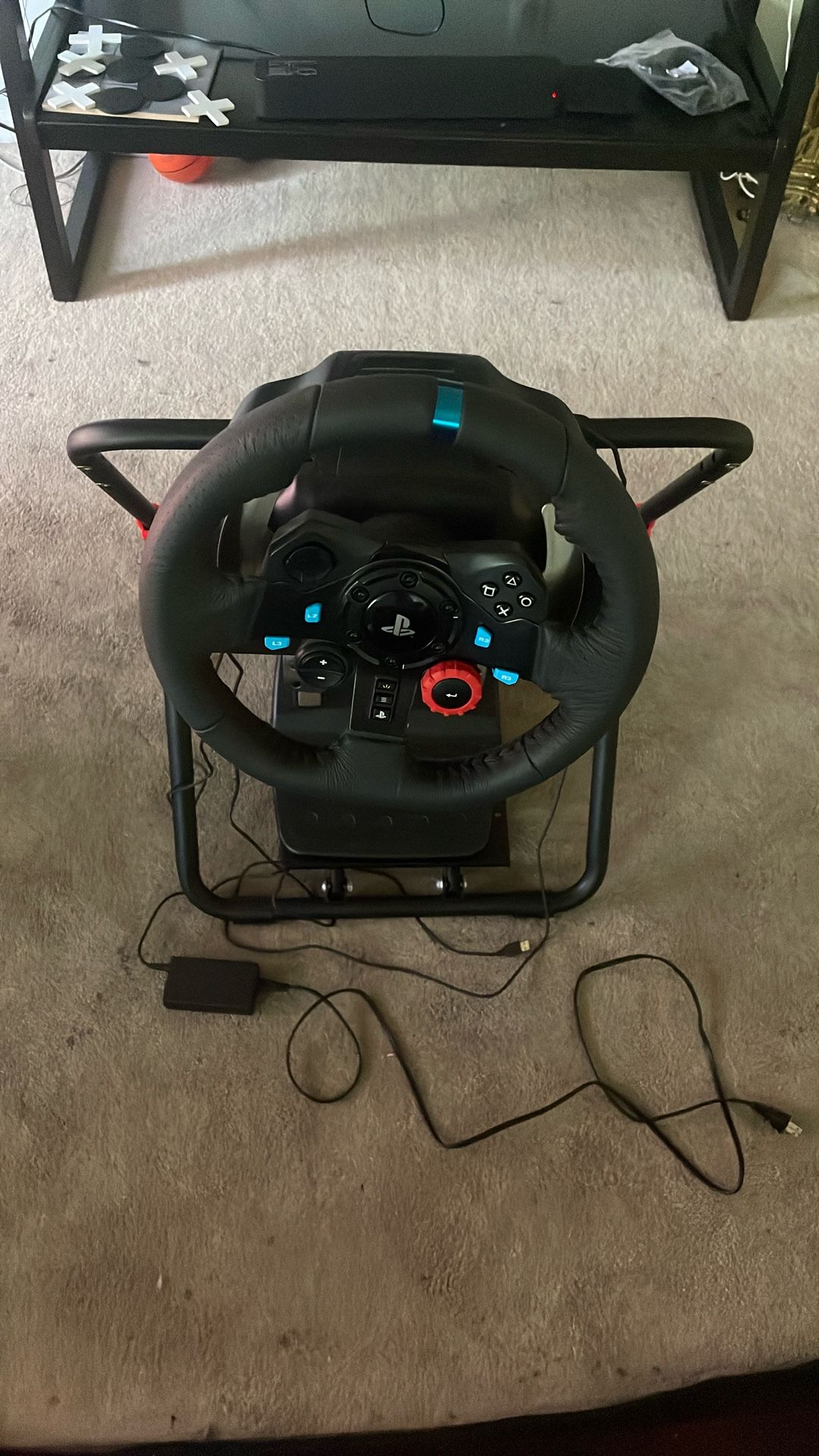 PS4 Steering Weel With The Frame