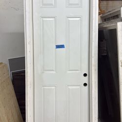 Exterior Door $320 36x96 Metal Six Panel Design Left Hand Only One Available 