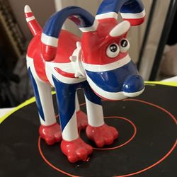 Wallace & Gromit Gromit Unleashed Figurine 2013 Collectible Union Jack