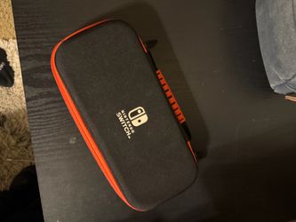 Nintendo Switch 1 Carrying Case Black and Red