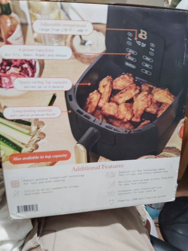 Digital Air Fryer With Turbo Boost Chris Technology