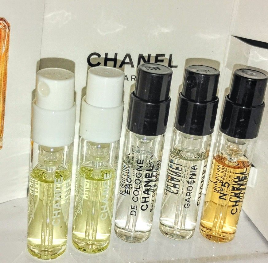 Chanel Perfume Samples with La Mer and Estee Lauder skin care