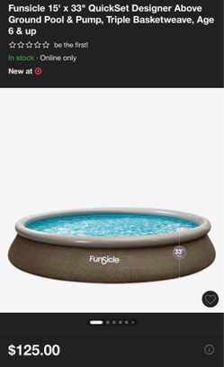 14’ x 33” Quickset Pool Set (Pump + Filter) 🚨NEW🚨