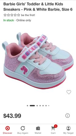 Barbie Glitter Toddler Girls Barbie Sneakers