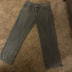 Grey washed jeans