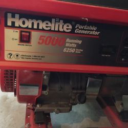 Homelite Portable Generator 5000 Watts