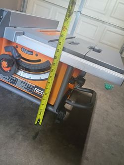 Rigid table saw only used once