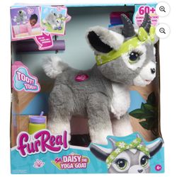 furReal Daisy the Yoga Goat interactive plush toy