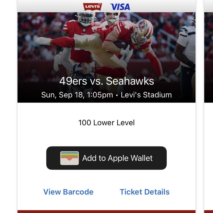 SF 49er Tickets for Sale in Norco, CA - OfferUp