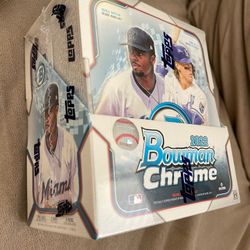 2022 Bowman Chrome Hobby Master Box MLB Baseball Sports Cards Brand New sealed 2 Chrome Autographs