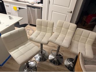 White counter Chairs