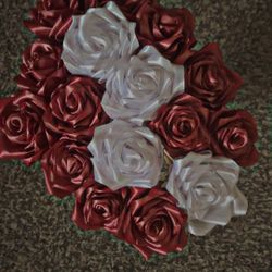 Handmade Rose Bouquet 🌹 High-quality artificial roses – elegant and long-lasting. Perfect gift for any occasion.  💲 PRICE: $40 💲  For bulk orders o