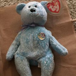 TY Beanie Babies- Decade The 10 year anniversary Bear