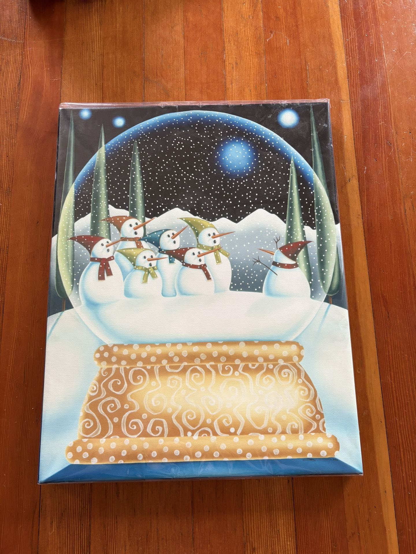 Scott Ward “Snow Globe” Painting Originally $150