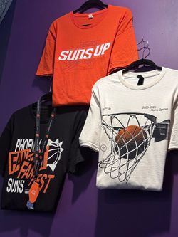 Phoenix Suns T-shirts (3)