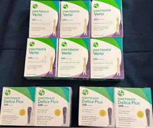 One Touch Verio Diabetic Test Strips and Lancets