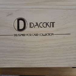 Wooden Box For Collector Cards
