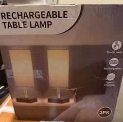 Really Small rechargeable table lamps 12" (2 pack)
