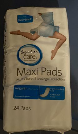 1 Package Of Signature Care Maxi Pad