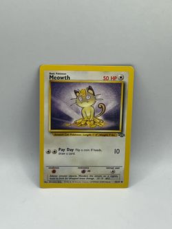 Pokemon Jungle Meowth Card #56