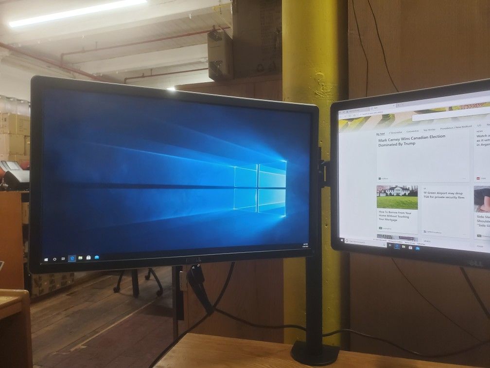 COMPLETE DUO MONITOR SETS WITH 2 MONITORS, DUO STAND AND ALL CABLES